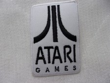 ATARI GAMES NUOVO RICAMATO AZIENDA CUCITO SU NOME PATCH 