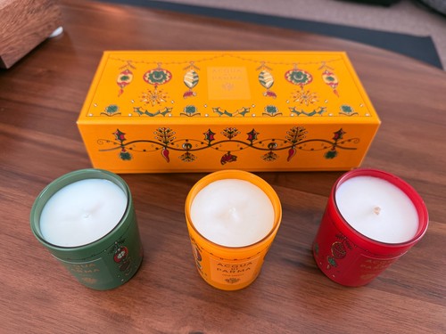 Trio candele acqua parma - acqua,
