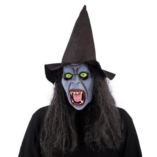 Maschera strega viola - strega, in
