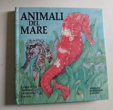 ANIMALI DEL MARE, libro pop up, Mondadori editore, prima edizione 1988.