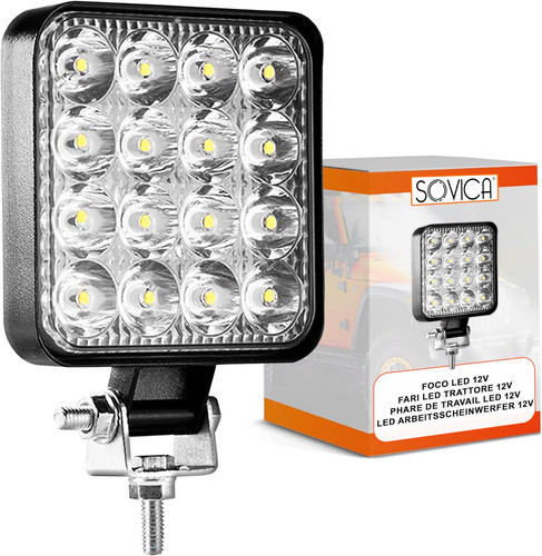 Faro led trattore 12v 24v - led,