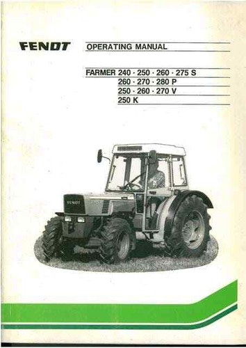 Fendt farmer 240s 250s 260s - 250s,