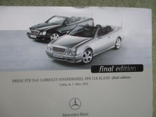 Mercedes Benz CLK Cabriolet