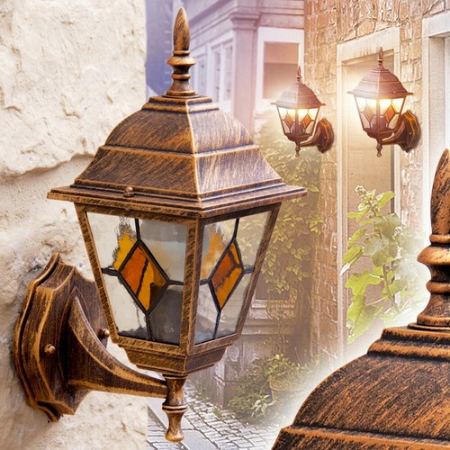 Lampada esterno marrone - esterno, luce