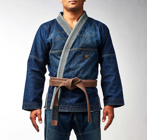 Dark selvedge denim jiu jitsu - dark,