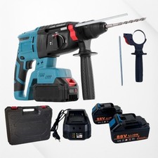 🔥 Trapano Demolitore a Percussione 88V Tassellatore a batteria Con 2 batterie