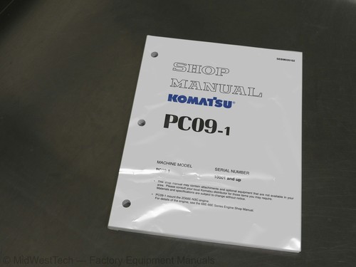 Komatsu pc09 mini escavatore - komatsu,