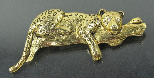 Spilla leopardo giungla gatto