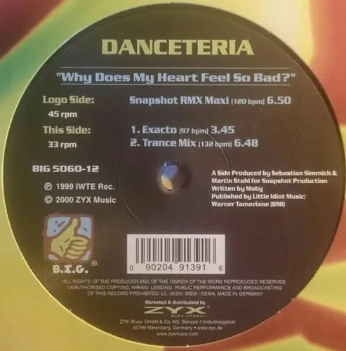 Danceteria why does heart - why,