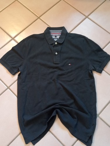 Polo tommy hilfiger nera - polo,