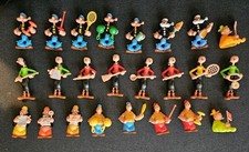 Lotto 24 Componibili diversi Popeye Kinder Sorpresa Braccio di Ferro 1991 1992