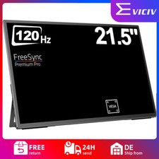 Monitor Portatile 120Hz, 21,5 Pollici Portatile Mobile IPS Schermo 1080P per PC