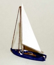 Dinghy A Vela 13ft NMB14 NON DIPINTO Scala N Kit Langley Modelli 1/148