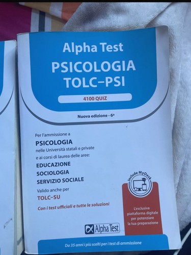 Alpha test psicologia - alpha,
