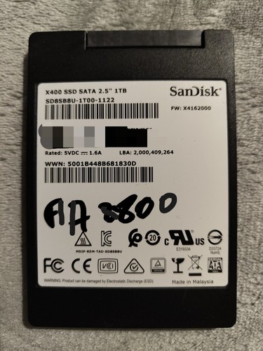Sandisk x400 1 to ssd - x400,