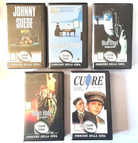 Lotto 5 cassette vhs - lotto,