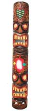 Maschera tiki look totem con tartaruga come motivo maschera da parete tiki 100 cm salotto