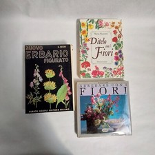 Lotto 3 libri  Erbario figurato - Arredare con i fiori - Ditelo con i fiori
