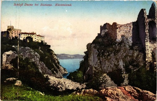 Cpa schloss duino bei - schloss,