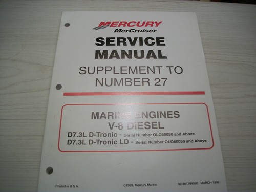 Mercury mercruiser supplement - mercruiser,