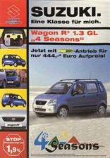 Suzuki Wagon R+ 1,3 GL 4 SEASONS Prospekt Brochure Depliant 09/2002