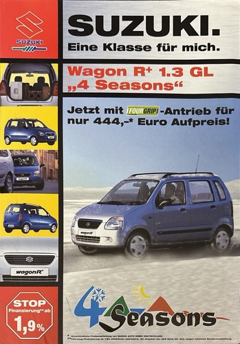Suzuki wagon 3 gl 4 - wagon, 1.3