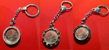 portachiavi con incastonata moneta 500 lire argento G. GARIBALDI ANNO 1982