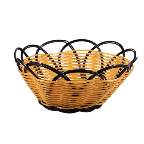 Cesto intrecciato plastica - cesto,