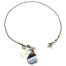 Collana Owe opale peridoto