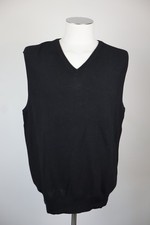 LES COPAINS MAGLIONE SMANICATO GILET UOMO TG 50 MAN SWEATER CASUAL VINTAGE LANA