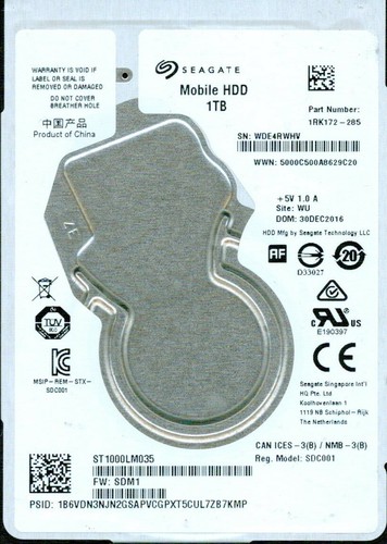 St1000lm035 1rk172 285 - st1000lm035,, sdm1