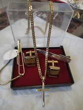 LOTTO GIOIELLI ANTICHI UOMO OCCHIO DI TIGRE LAMINATI ORO