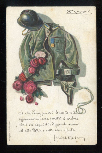 Italy cartolina 1918 - italy,