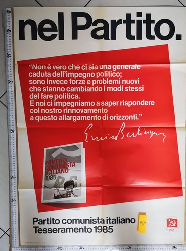 Manifesto politica pci partito - manifesto,