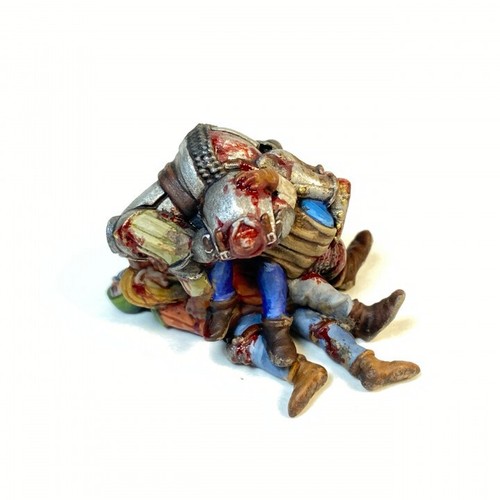 Pile dead bodies - pile,