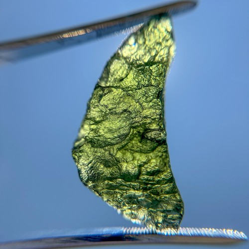 Moldavite naturale grande