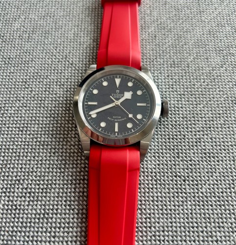 Cinturino gomma mm rosso - cinturino, in