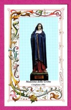 Santino Holy Card Image Pieuse    Madonna della Grotta ( Cirigliano MT)