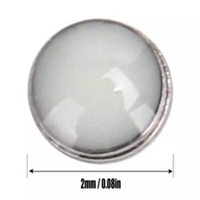 Pearla 2 mm. (Due quantità) luminescente blu pip bezel insert Dot per submariner