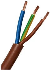 Cavo elettrico tripolare fror fs18 3x2,5mm o 3G2,5mm filo gomma matassa da 100 m