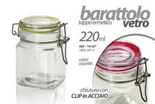 6 BARATTOLI CHIUSURA ERMETICA