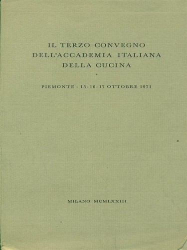 Terzo convegno - il,