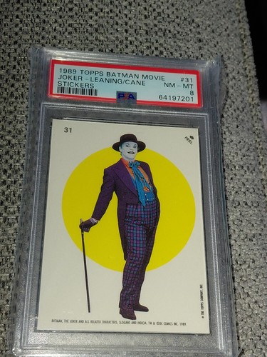 Adesivo the joker psa - 8, 1989