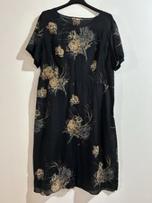 Abito Estivo Lungo Nero Print