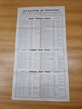 Ferrovie dello Stato Stazione di Ancona Orario dei treni Viaggiatori dal 28/5/67