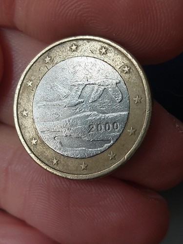 Moneta euro finlandia - moneta, 1