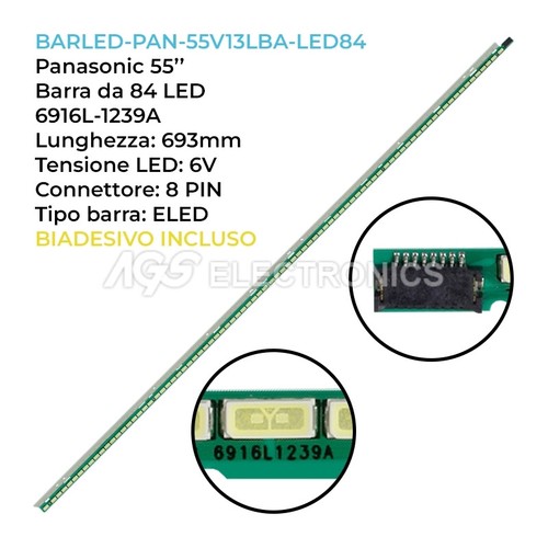 Barra strip led - barra, panasonic