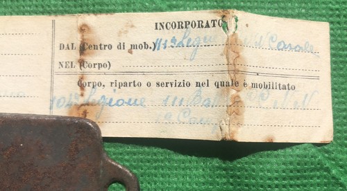 Piastrino riconoscimento 104 - piastrino,