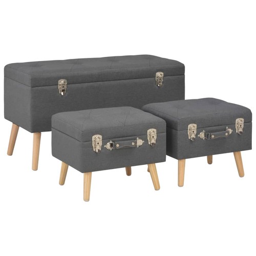 Sgabelli con contenitore - 3x,