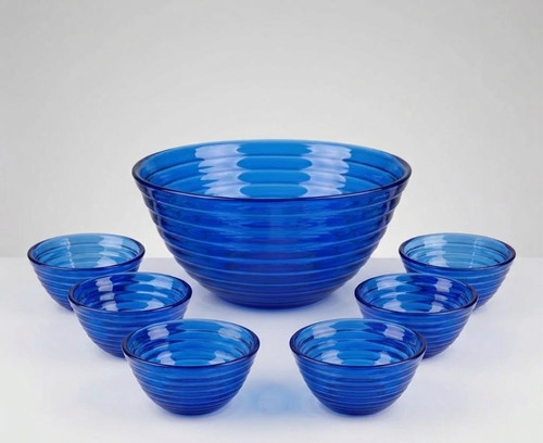 Set macedonia coppette blu - set,